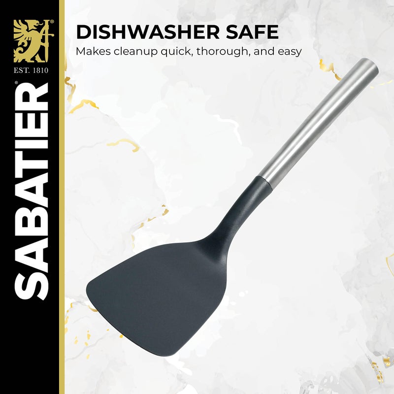 Sabatier Nylon Short Turner with Stainless Steel Handle  13.25 inches - Image 3